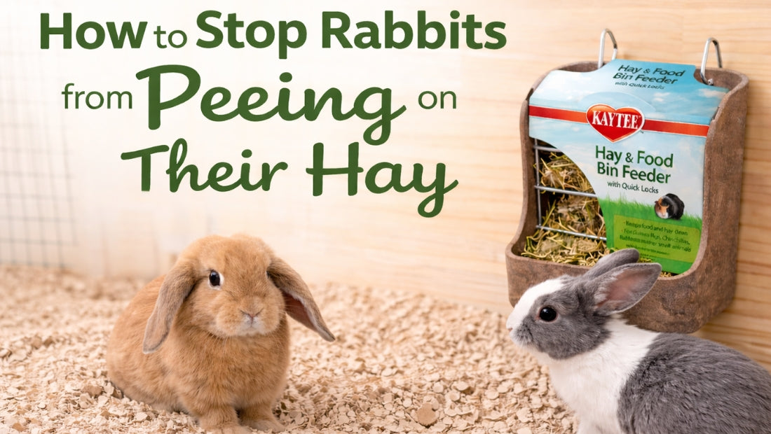 The Kaytee Hay and Food Bin Feeder