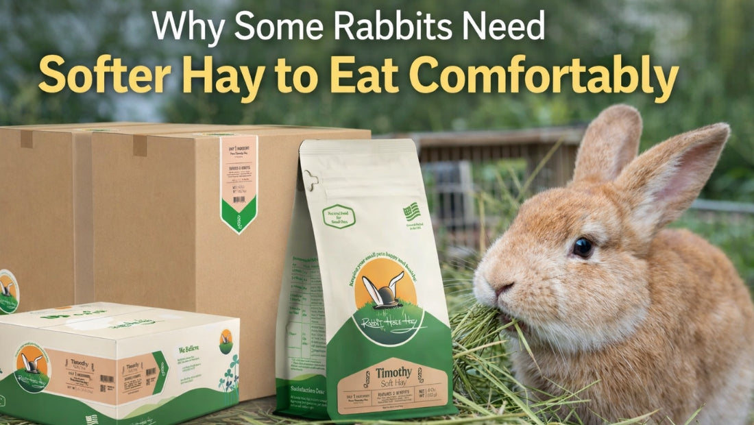 Rabbit Hole Hay Ultra Premium Soft Timothy Hay for rabbits