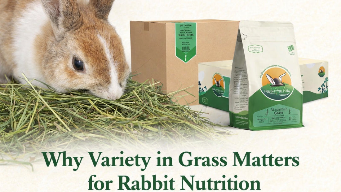 Variety grass for rabbits
