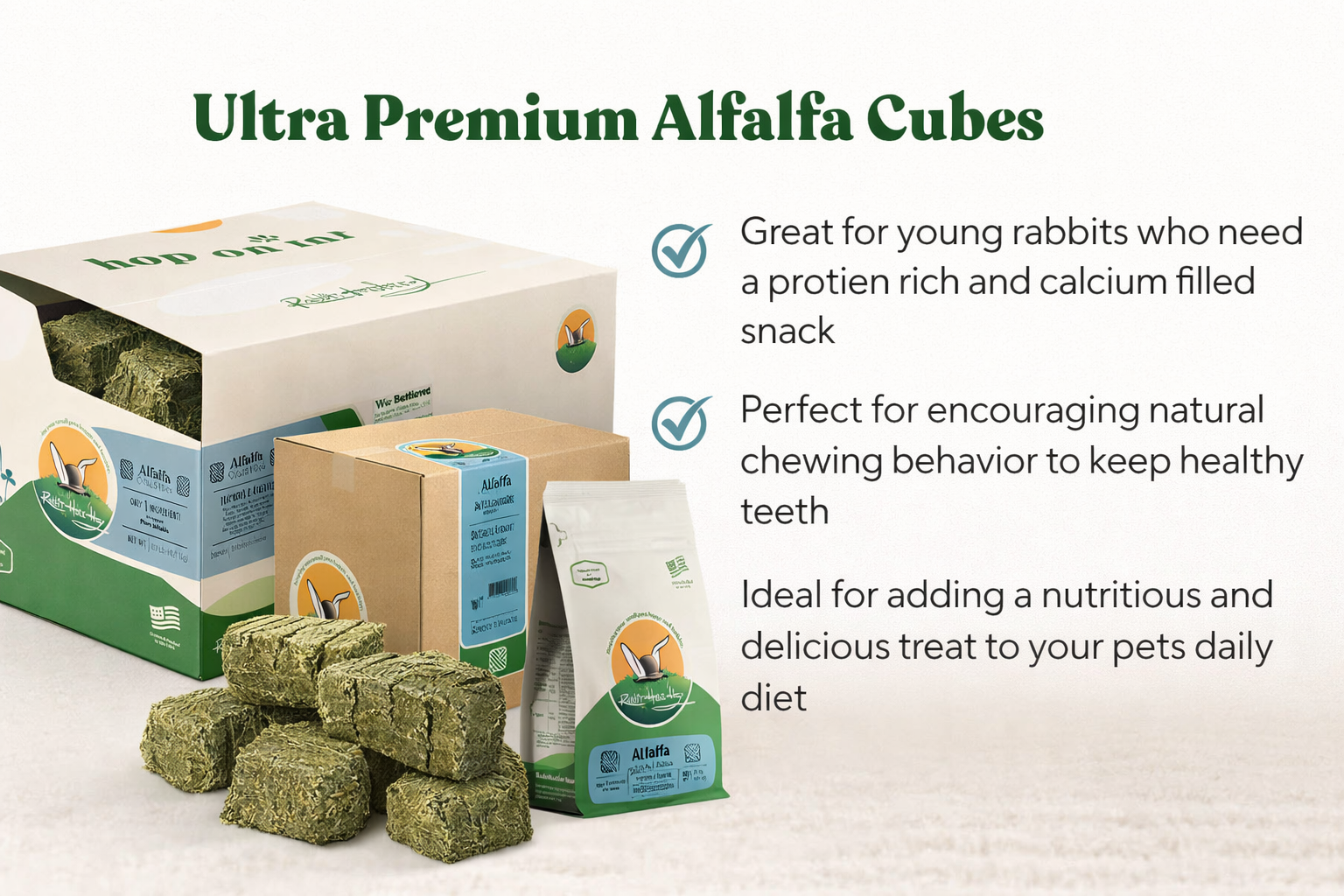 alfalfa hay cubes