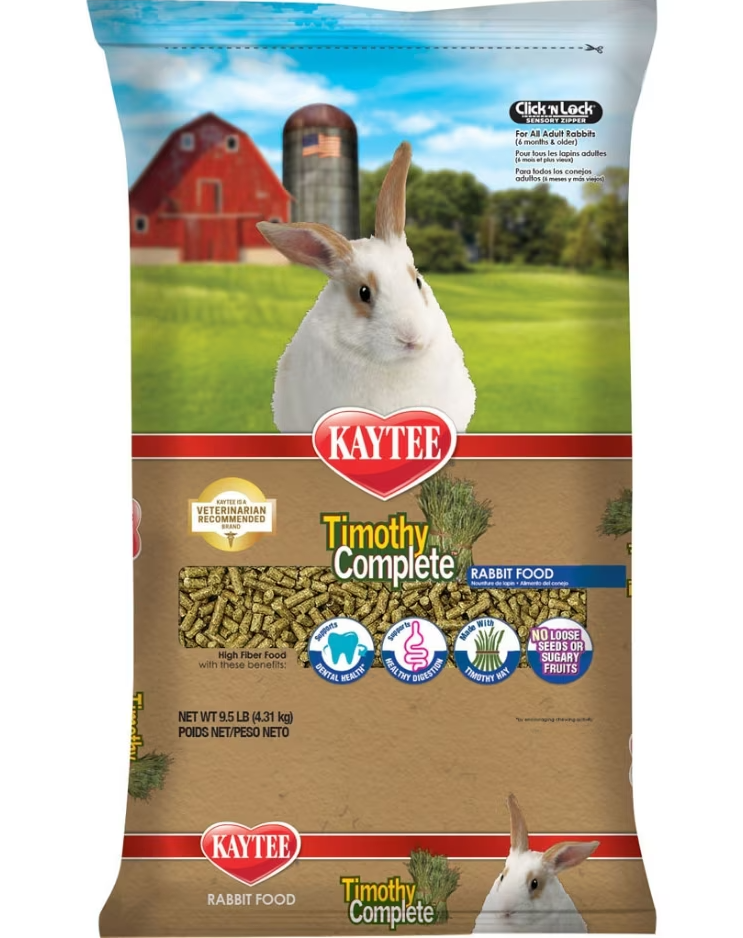 Timothy Complete Rabbit Food in a bag